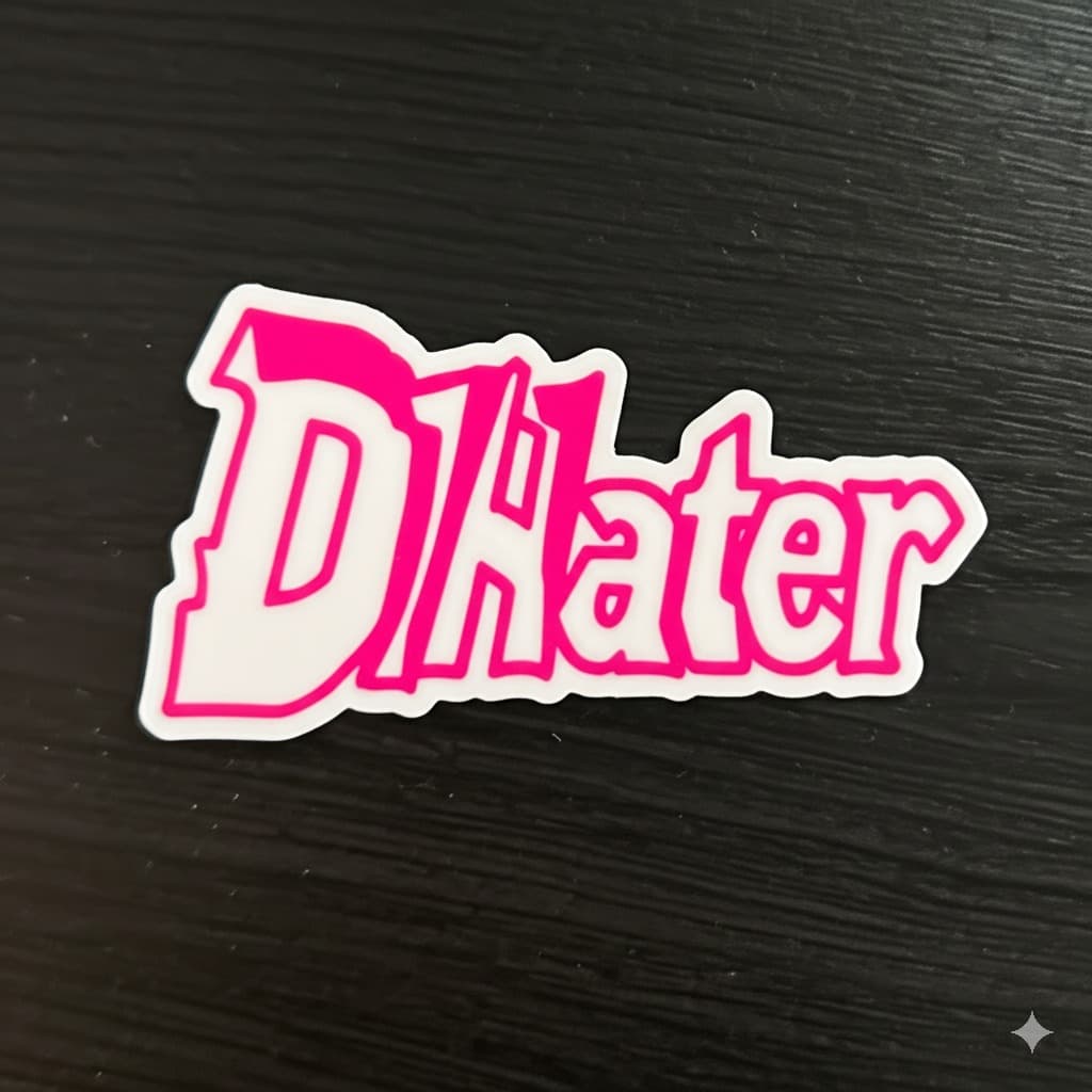 D1 Hater Vinyl Sticker